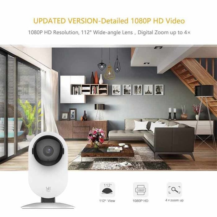 XIAOMI Yihome CCTV Wifi Yi Home 1080p Versi International