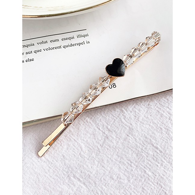 LRC Jepit Rambut Fashion Alloy Resin Love Hairpin F59739