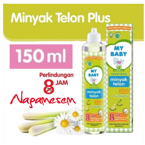 My Baby Minyak Telon Plus 150ml Mybaby 145ml 145 ml 8 jam