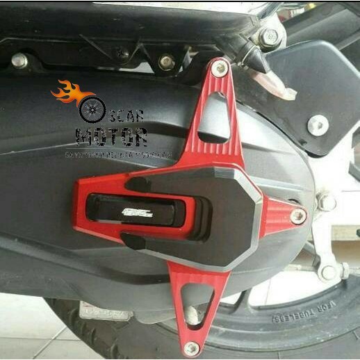 Pelindung Cover Cvt Vario 150 Full CNC Tutup Guard Mesin CVT Honda Vario Led Esp 125  Variasi PCX motor