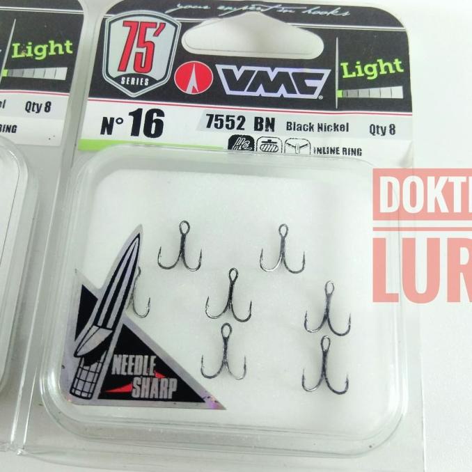 HOT SALE Treble Hook VMC 7552 BN size16 isi8 Ultralight kail