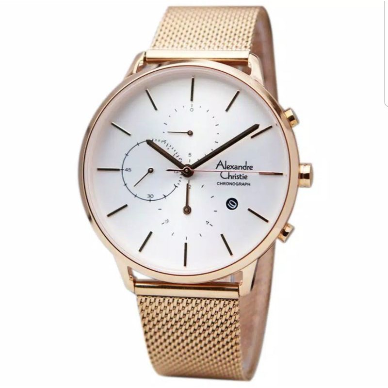 Jam Tangan Pria Alexandre Christie AC 6555 Original 100% Garansi 1thn