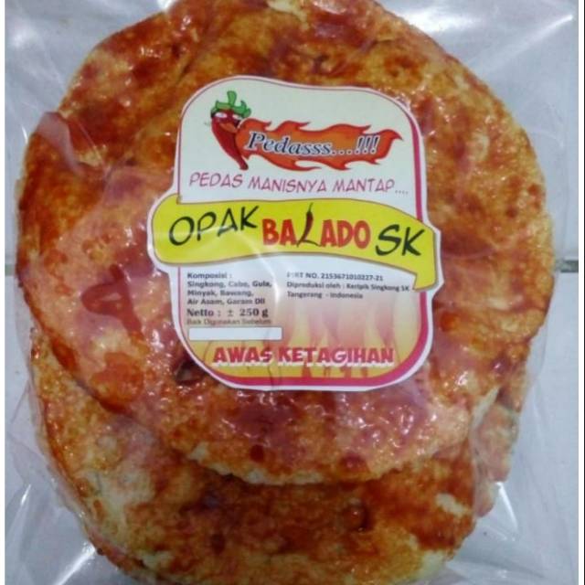 

Opak singkong balado SK Asli