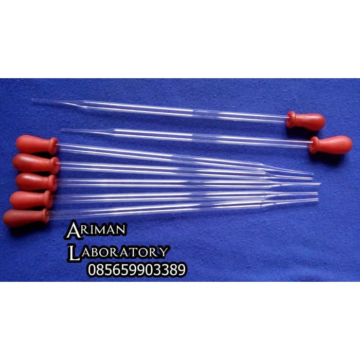 Pipet tetes kaca 15 cm isi 10 pcs