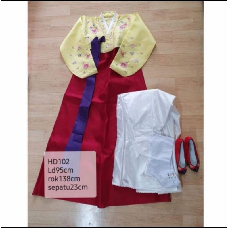 Hanbok korea wanita dewasa Hd102