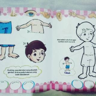 Buku Anak Belajar Menggunting Menempel dan Mewarnai TK Buku Anak Belajar Menggunting Menempel dan Mewarnai TK