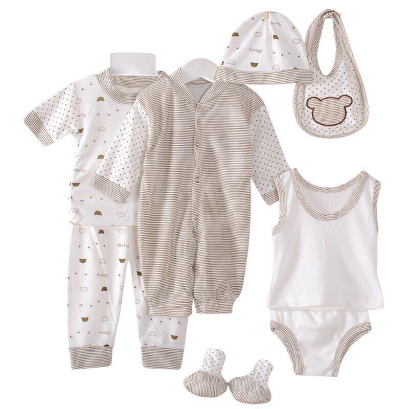 LIN9034 - 8 in 1 IMPORT Baby Set Cotton