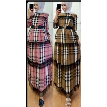 ready siap kirim!!! gamis kekinian bulberry!!