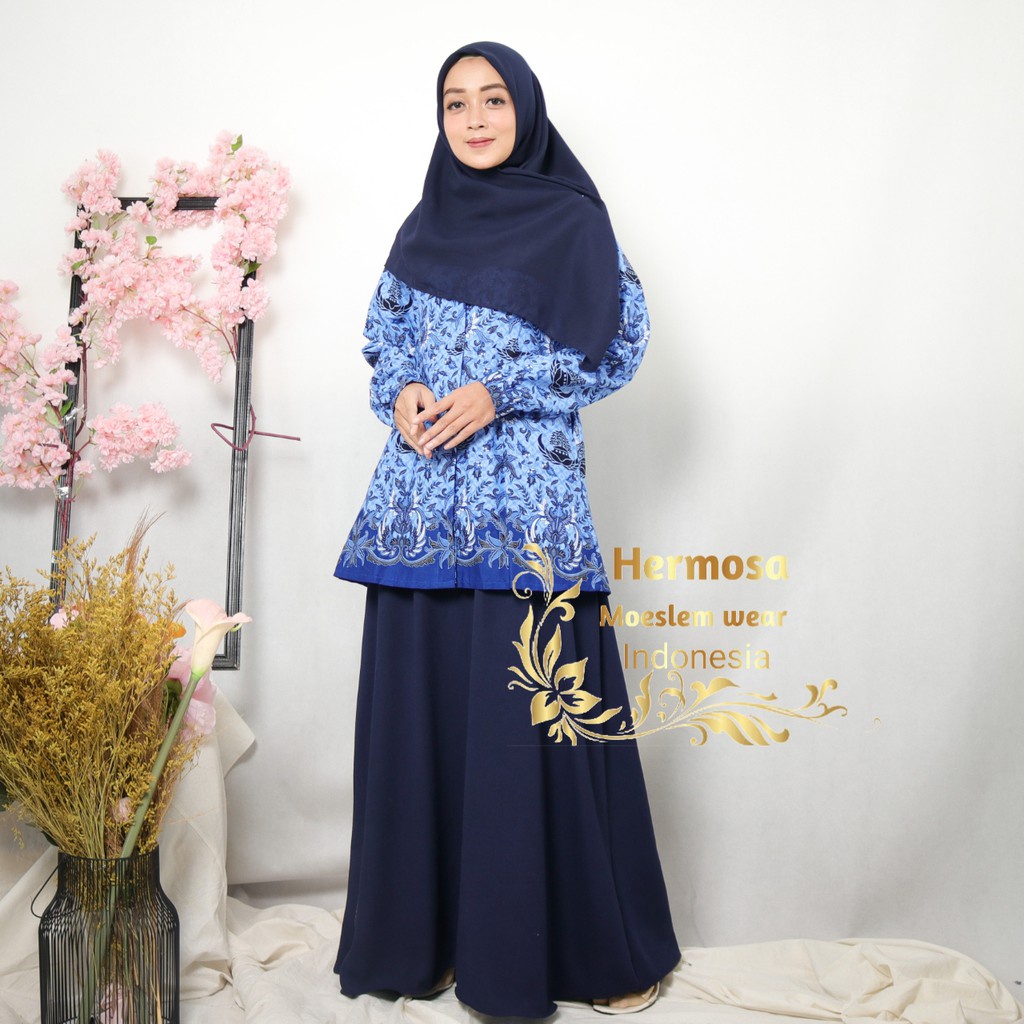 GAMIS KERJA/GAMIS KANTOR/GAMIS UMBRELLA/GAMIS BATIK BIRU/GAMIS KORPRI/GAMIS BIRU/GAMI GAMIS DINAS/GA
