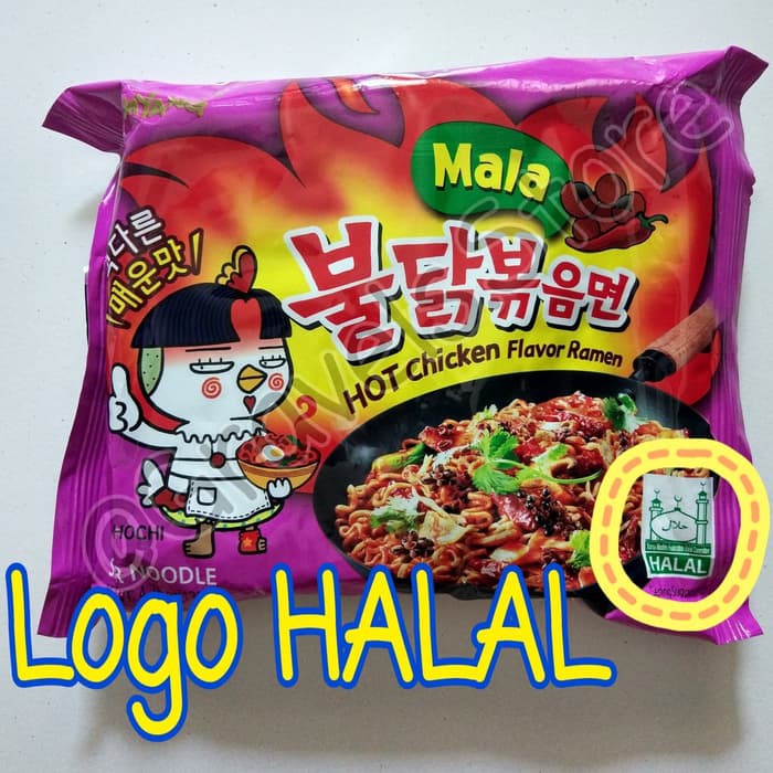 

Jual Logo HALAL - Samyang Ramen MALA 4x Spicy