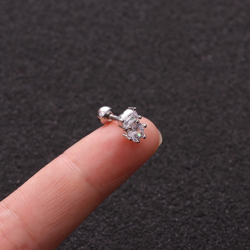 1 Pcs European American Style Fashion Gecko Arrow Heart Shape Stainless Steel Earring for Women