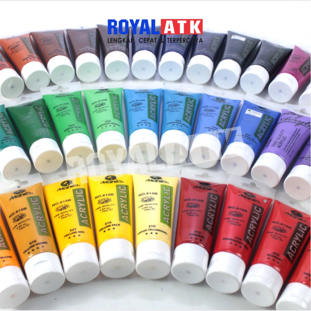 Cat Acrylic Meries  815B / Akrilik Maries 75 ml Warna Campur