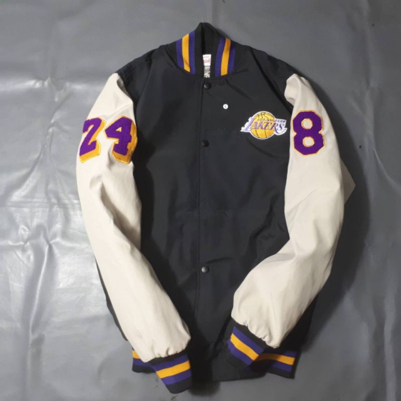 jaket varsity baseball lakers