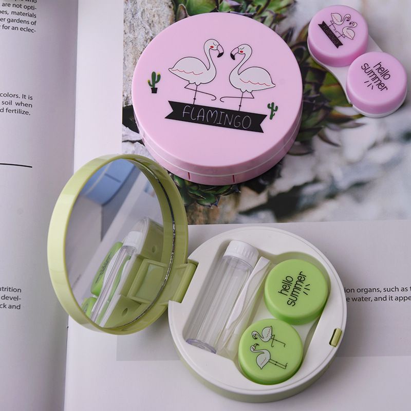 Tempat softlens karakter Hello Summer flamingo