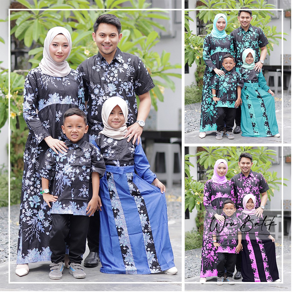 Promo Wou Batik Couple Naifa Maura Couple - Sania Ruffle Batik Couple Ori Ndoro Jowi Dnt Garansi - Kg023 RBGxn0IVzD53x