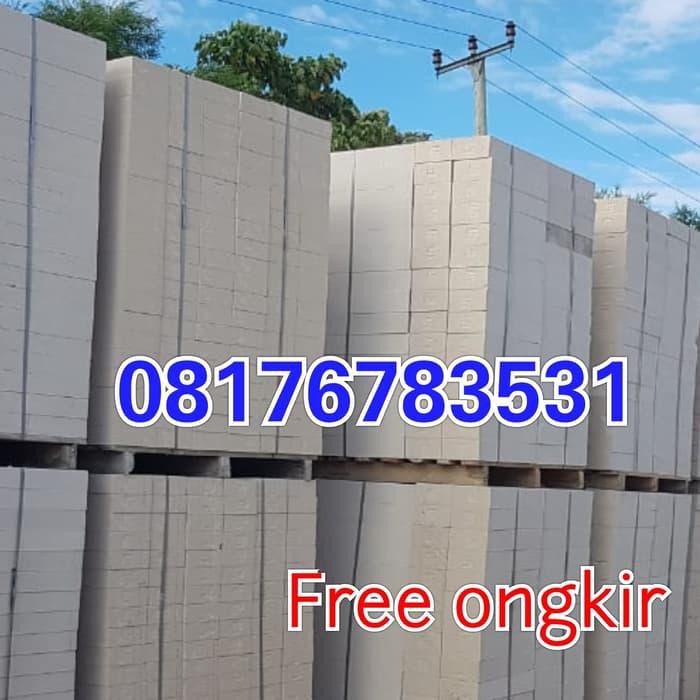 Hebel Bata Ringan ukuran 7.5 cm dan 10 cm untuk 12.6 kubik sparep