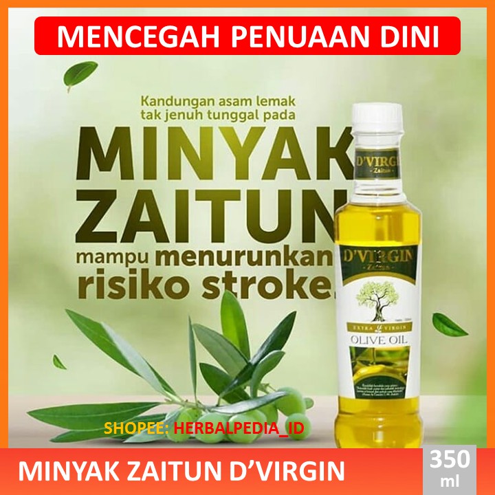 

Minyak Zaitun Asli Extra Virgin Oil D'Virgin Dvirgin (350ml) - termurah - READY STOCK