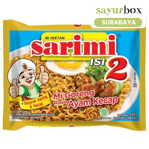 

Sarimi Mi Goreng Ayam Kecap Dua 126 gram (Sayurbox) - SURABAYA