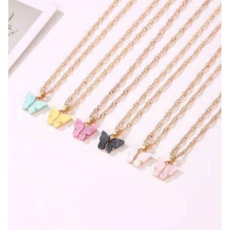 SALE Kalung Part 4 / Kalung Cantik / Kalung Bagus / Kalung Model Kupu / Fashion Cewek / Kalung Murah