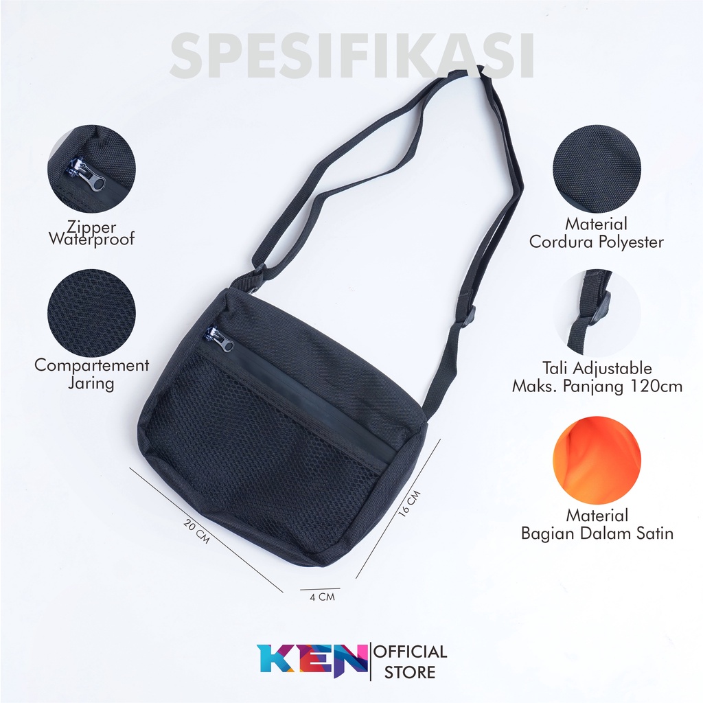 Tas Selempang KICK // Sling Bag // Keren // KENFACTORY