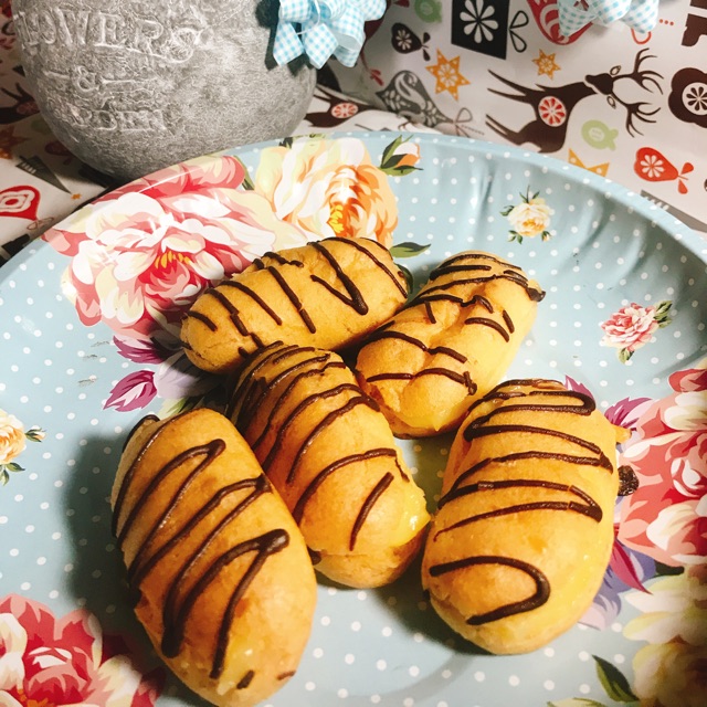 Sus ekler isi fla jajanan pasar kue basah tradisional