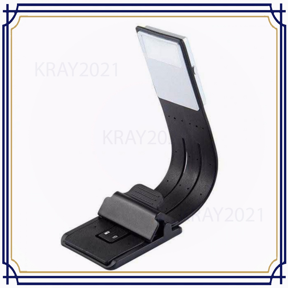 Lampu Baca LED Detachable Flexible Clip Bookmark Lights - KD-20