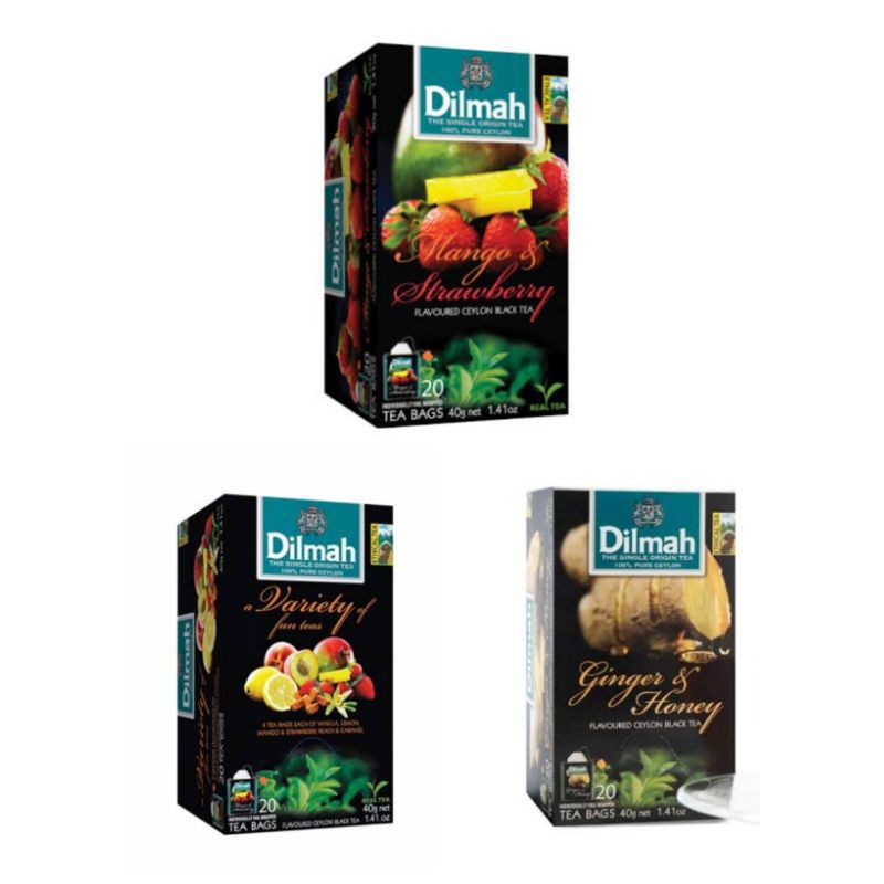 

Dilmah Tea Mango&Strawberry/Variety Fruit Tea/Ginger&Honey/Impor