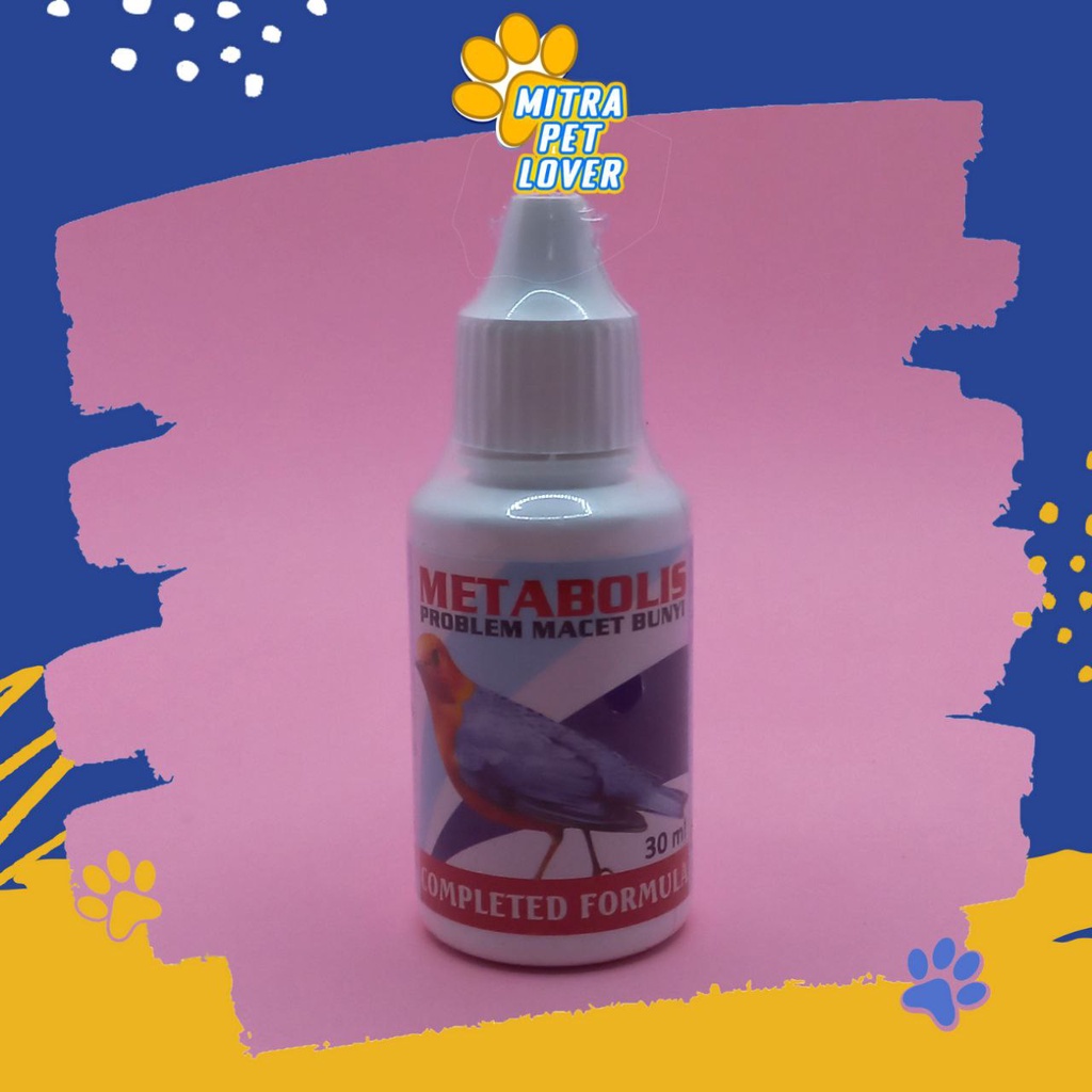 OBAT ANTI MACET KICAU BURUNG - METABOLIS 30 ML ORIGINAL - ATASI MACET BUNYI BURUNG - CEPET NGOCEH &amp; GACOR - SUARA JERNIH - AMAN AMPUH - MURAH ASLI BERKUALITAS - PET ANIMAL HEALTHCARE TAMASINDO OBAT &amp; VITAMIN HEWAN BINATANG PELIHARAAN MITRAPETLOVER