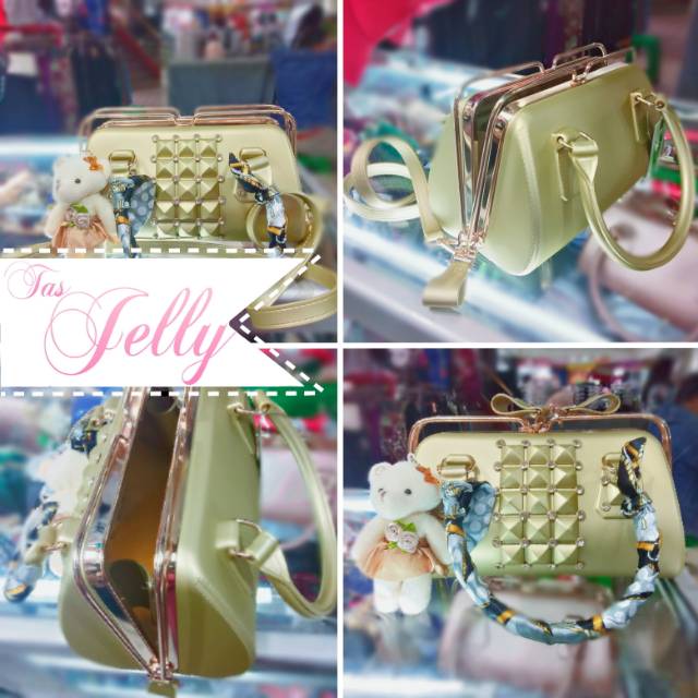 Tas jelly Besar//Tas wanita jelly Diamond