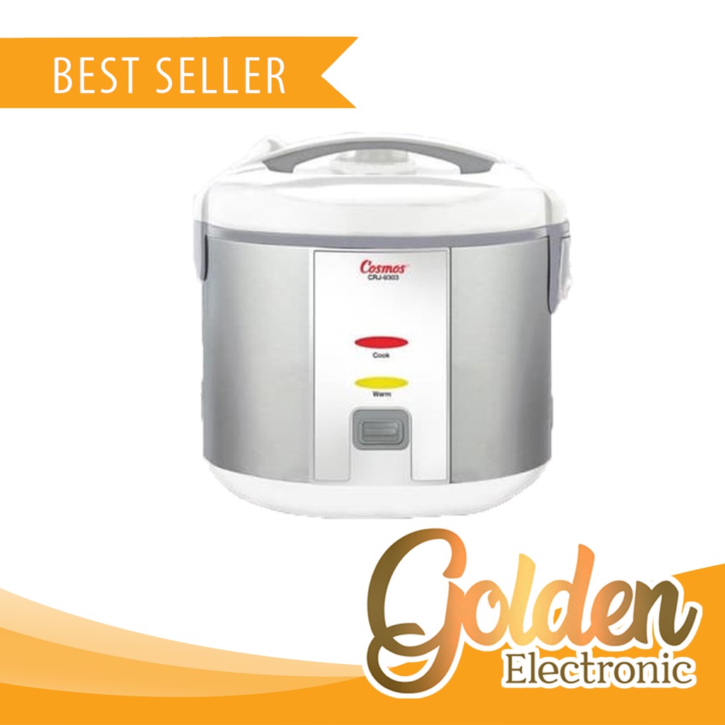 COSMOS CRJ-9303 Magic Com Rice Cooker Stainless Steel Paling Murah