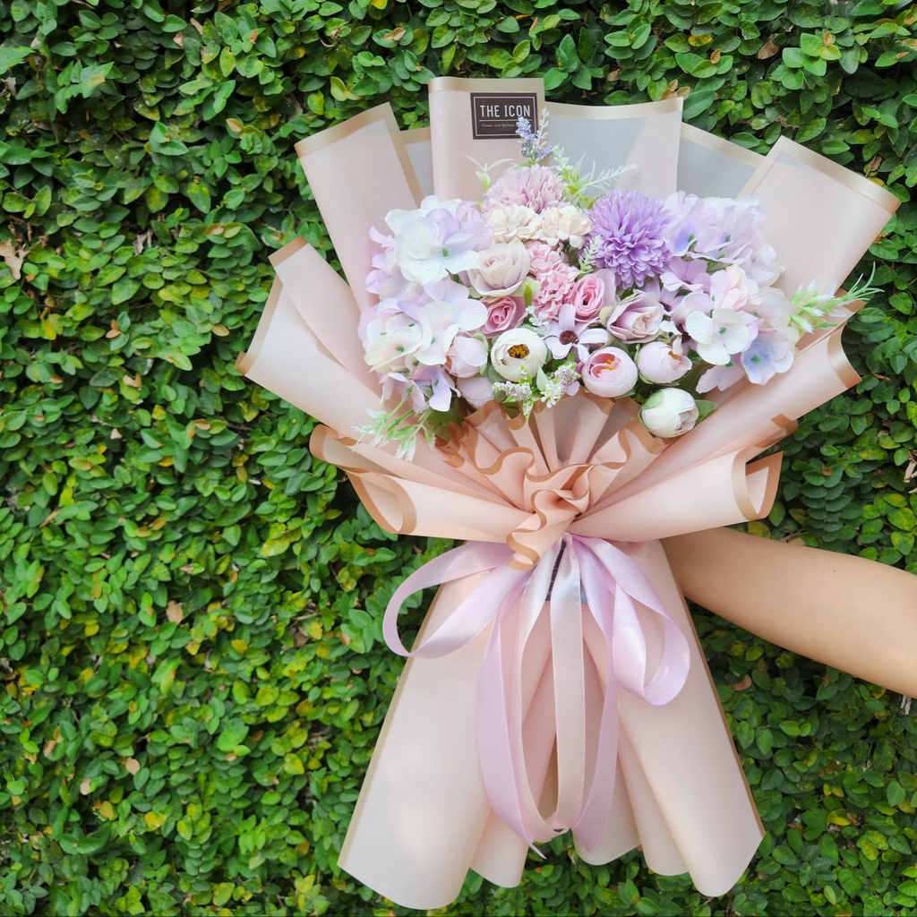 Buket Bunga Wisuda Palsu | Hand Bouquet Wisuda | Buket Ulang Tahun | Buket Bunga Lamaran Bekasi