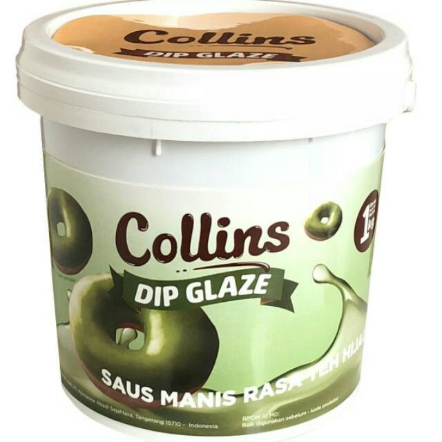 Collins Dip Glaze 1 KG SEMUA RASA LENGKAP 1kg JAR