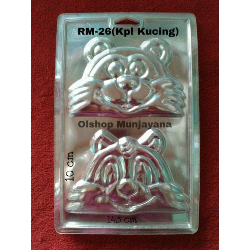 Cetakan Coklat Mika Karakter kepala Kode RM-26