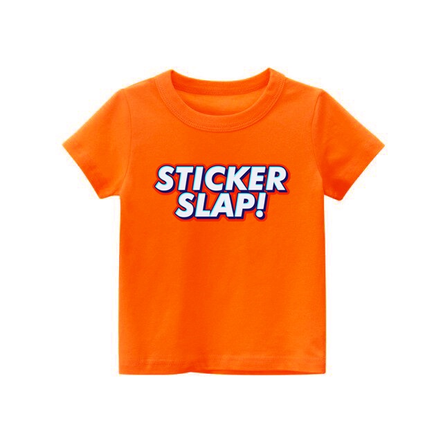 Kaos anak STICKER SLAP kaos anak untuk usia 1-8 tahun