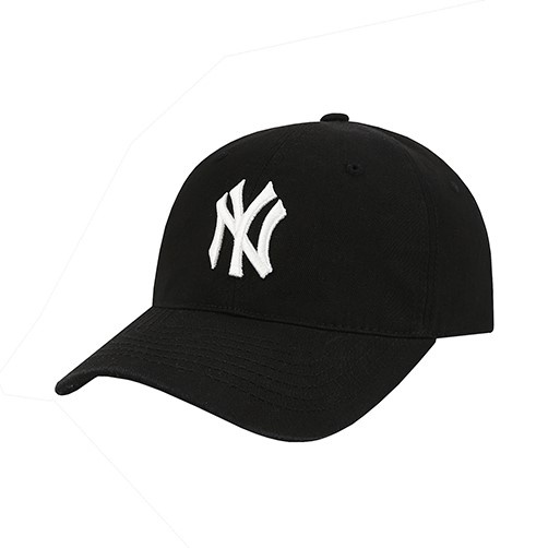 MLB NY Yankees N-Cover Ball Cap Black/White 100% Authentic