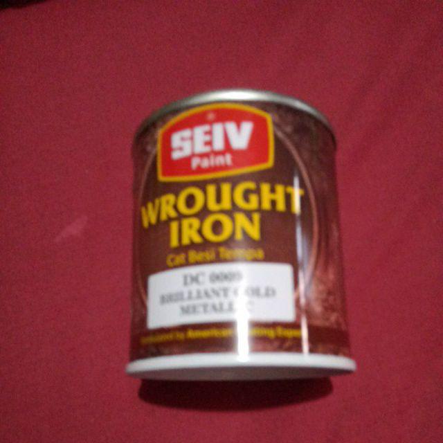 Cat Besi Tempa Brilliant Gold (250ml) Seiv