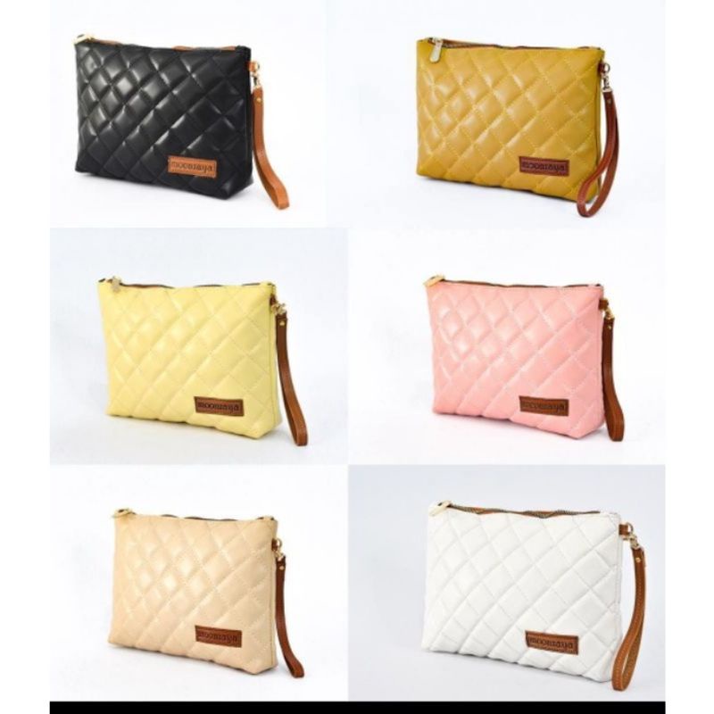 Clutch WENING by Moonzaya (Original local Brand) Bisa Request Kartu Ucapan Ulang Tahun, Anniversary 