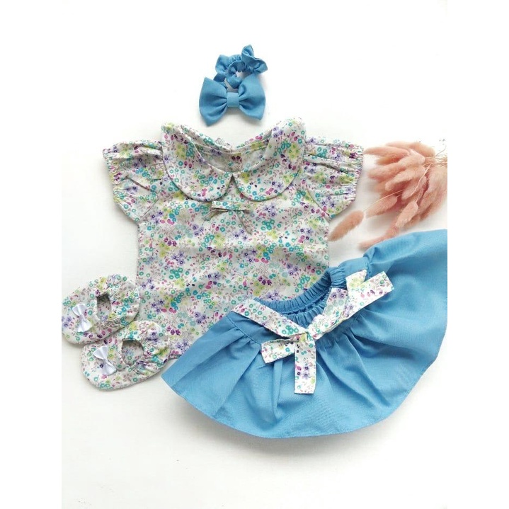 HAMPERS LAHIRAN GEMPITA / AUDREY / EUN JI gift set lahiran bayi kado baju bayi anak perempuan cewek terlaris lucu-olive green FLORIDA