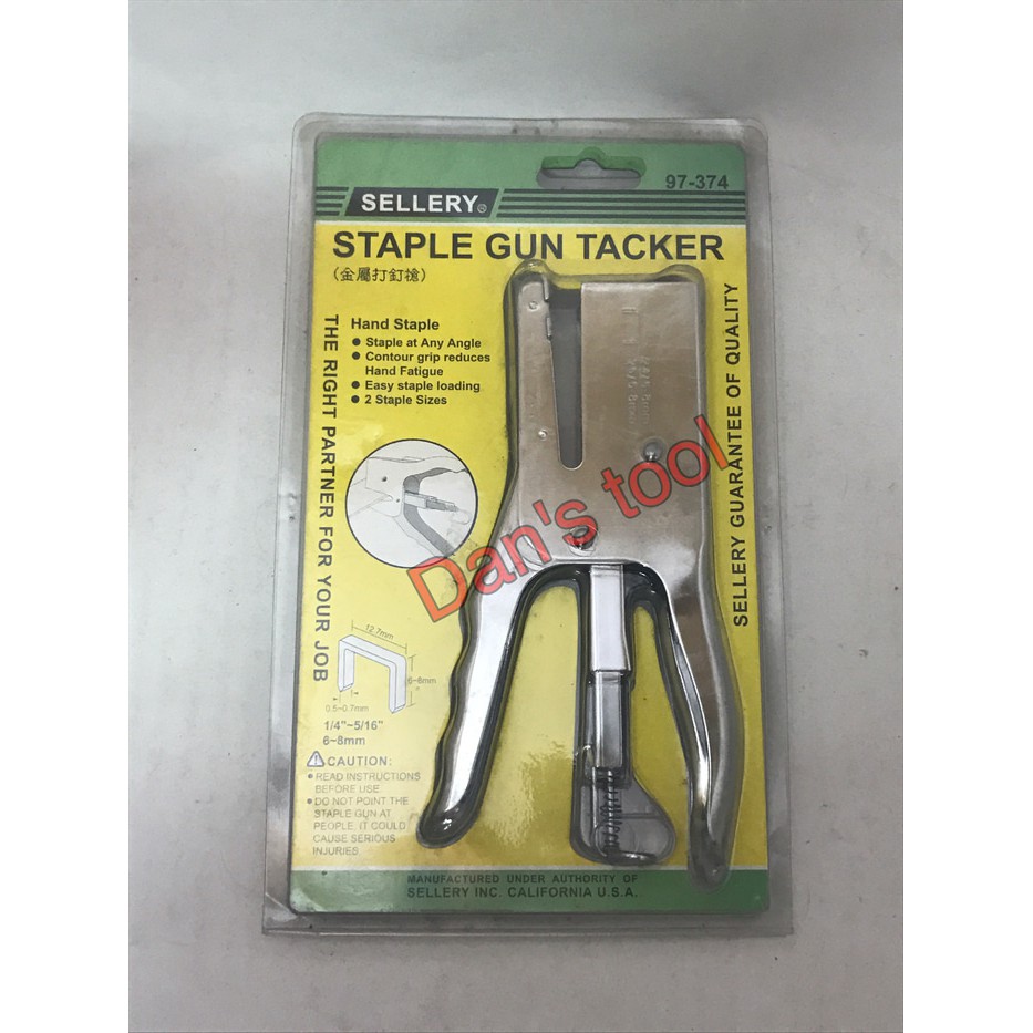 staples gun/gun tacker  manual lurus sellery 97-374