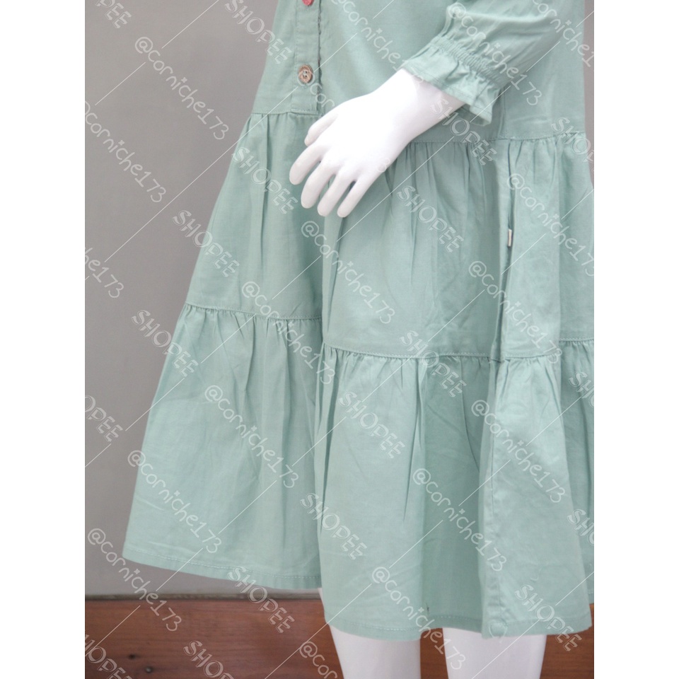 Corniche Kids Ardena Dress Kids Granite Green - TH K50124