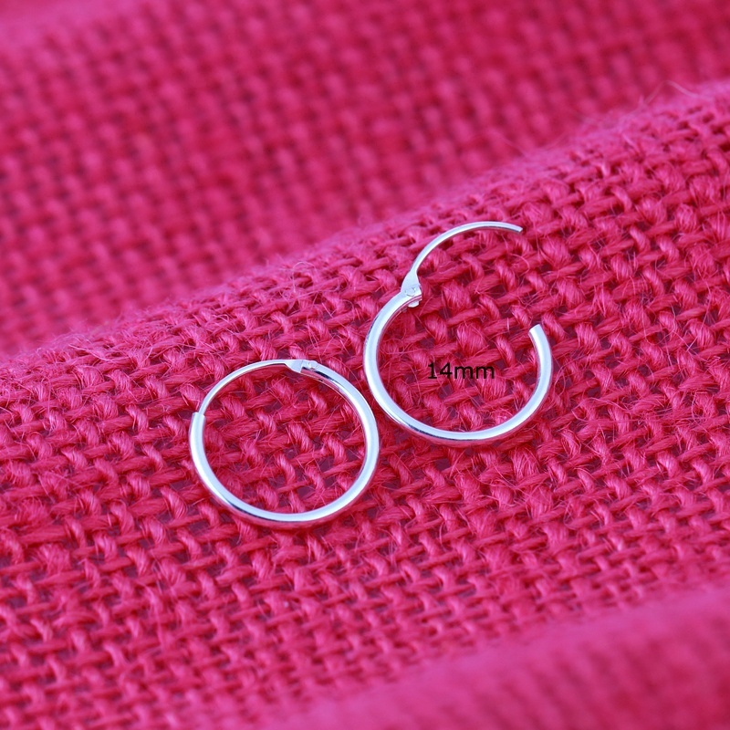 1pairs Hoop Sterling Silver Earrings Tragus Helix Piercing