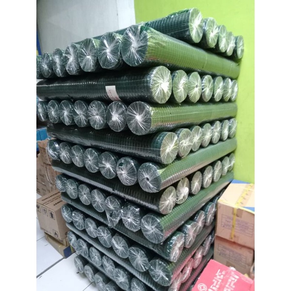 Kawat Ram PVC / Kawat Loket / Kawat Ayakan / Kawat Ram PVC / Kawat Hijau 1/2