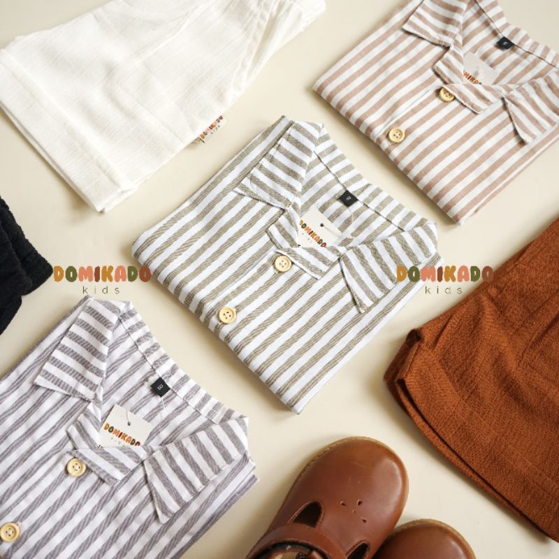 Little Arash | LOYE Short Pants | Celana pendek anak bahan linen