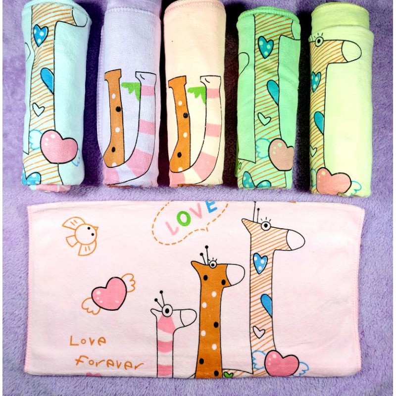 Handuk Bayi Microfiber Warna Xinyuan Size 50 x100 / 60 × 120 Warna Muda