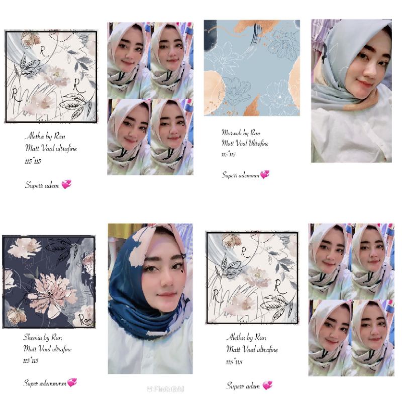 Hijab Segi Empat by RAN 88 Original