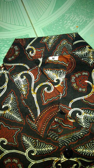 Batik Khan - Couple Ayah Anak Kidz Batik Anak Kemeja Pria Motif Gading Mas