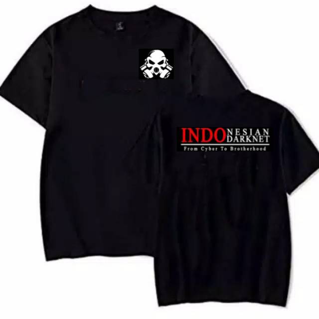 Kaos INDONESIAN DARKNET CYBER Hacker | Kaos Distro | Kaos Pria | Kaos Wanita | Kaos Pendek | Kaos
