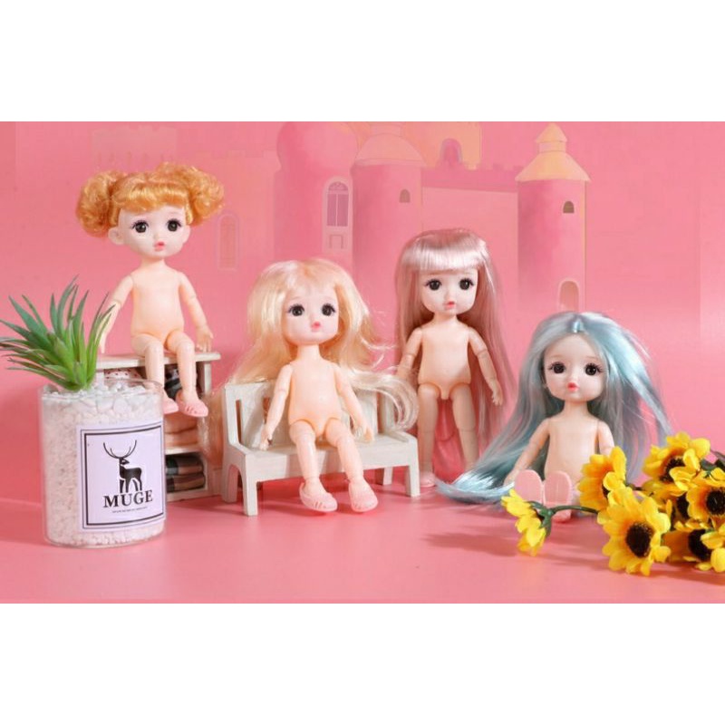boneka lucu bjd 16/17 cm