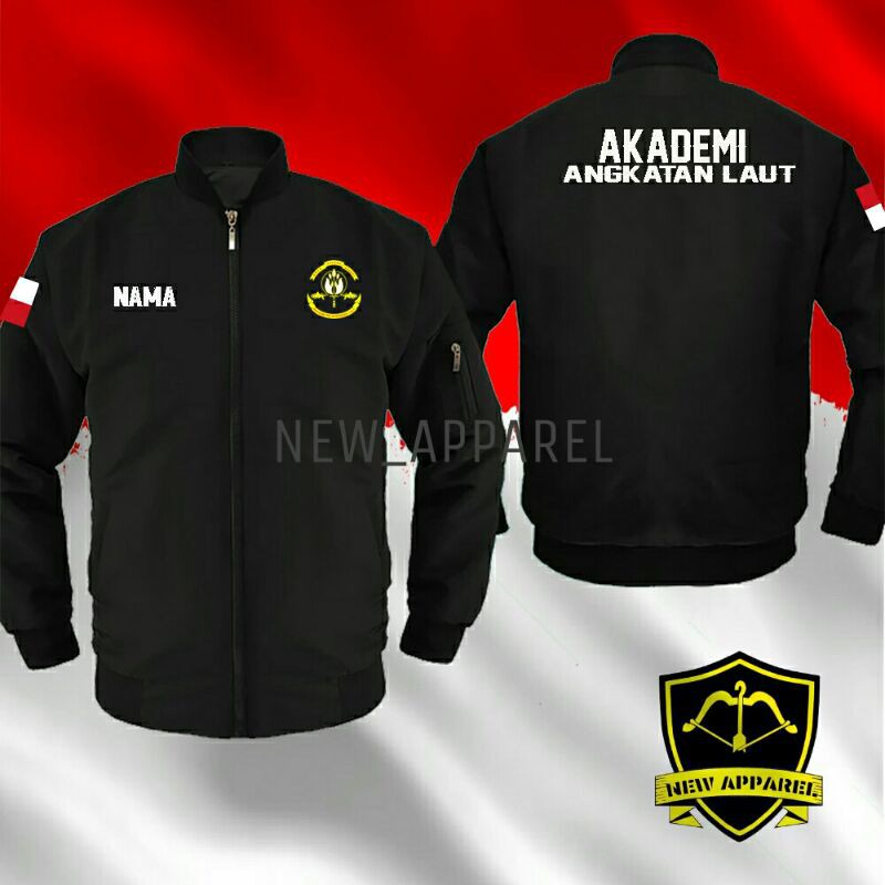 Jaket Bomber AAL Akademi Angkatan Laut