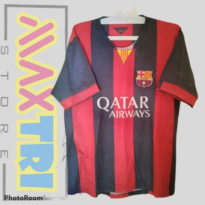 JERSEY BOLA BARCELONA FC HOME 2014/2015 JERSEY LOKAL JERSEY LAWAS JERSEY LIGA SPANYOL